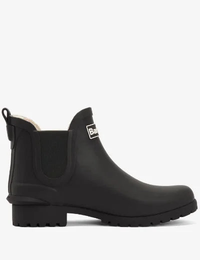 Barbour Kirton Short Wellie Boot Black