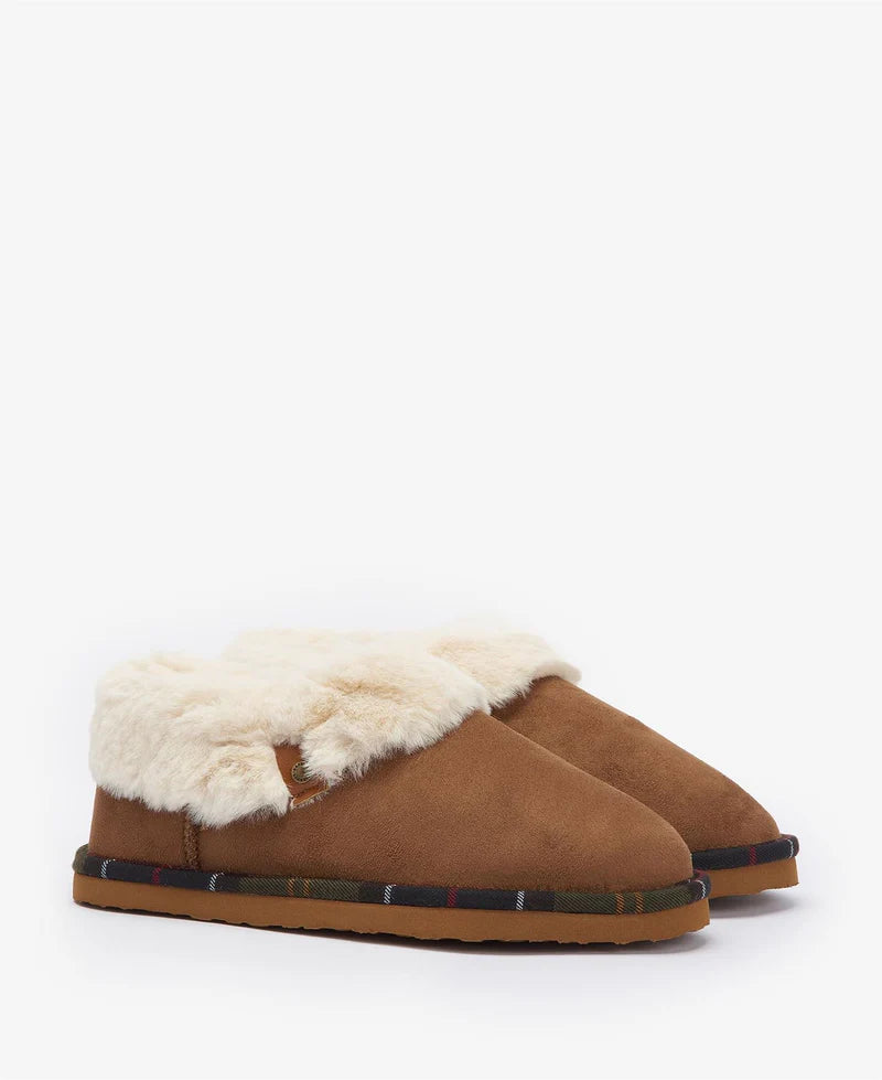 Barbour Eloise Bootie Slipper Tan