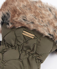 Barbour Primrose Mittens Olive Green