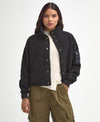 Barbour Callie Fleece Bomber Jacket Black