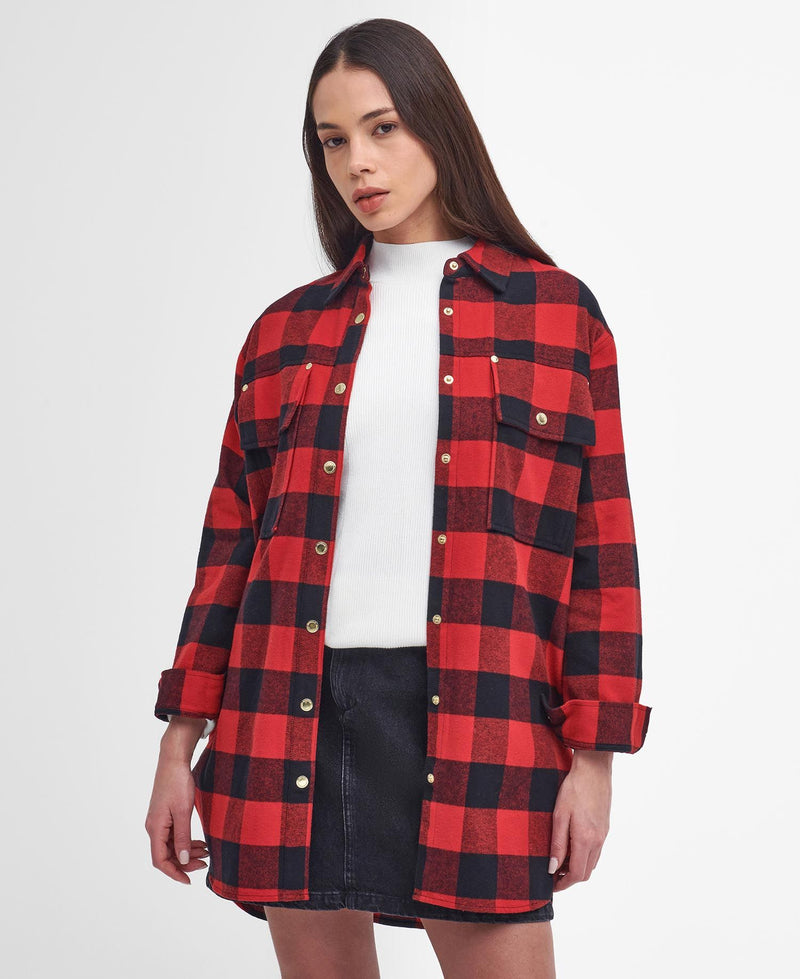 Barbour Serova Overshirt Scarlett