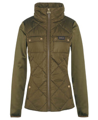 Barbour Rubens Quilted Sweat Jacket Green