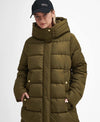 Barbour International Barron Longline Quilt Green