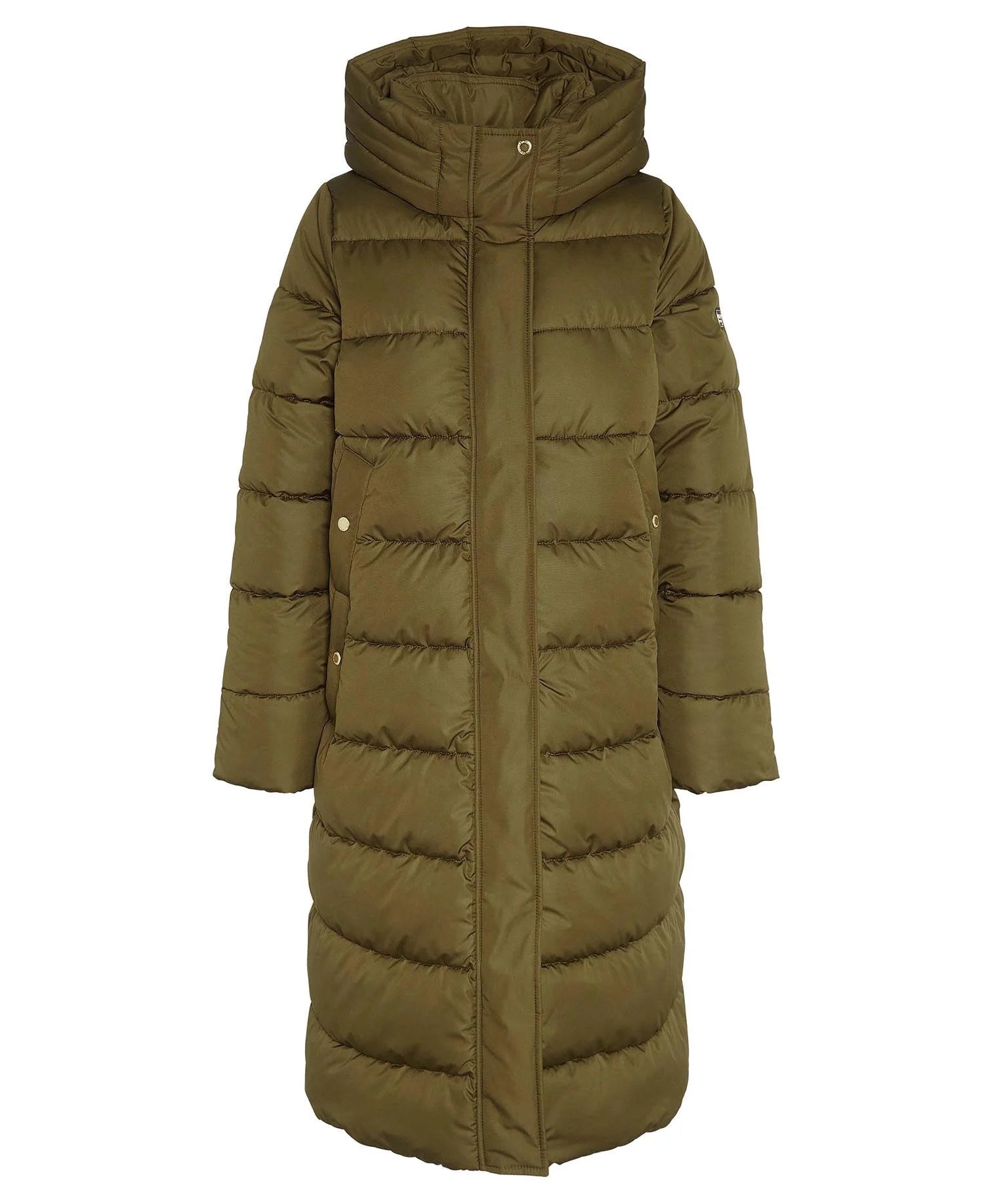 Barbour International Barron Longline Quilt Green