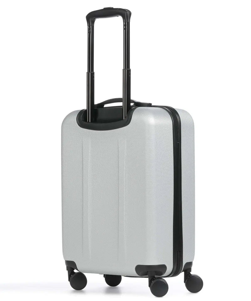 Valentino Lexplor Small Carry On Suitcase Silver