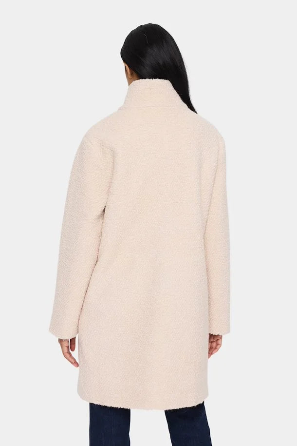 Saint Tropez FerddySZ Coat In Creme