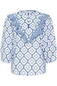 SAINT TROPEZ CEZESZ BLOUSE IN DUTCH BLUE