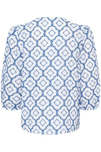 SAINT TROPEZ CEZESZ BLOUSE IN DUTCH BLUE