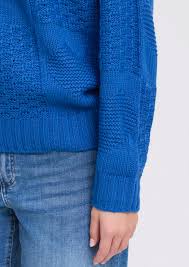 ICHI IHAGNETE JUMPER IN BLUE