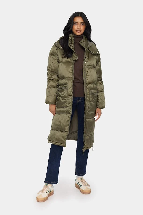 Saint Tropez FrancesSZ Outerwear In Olive Green