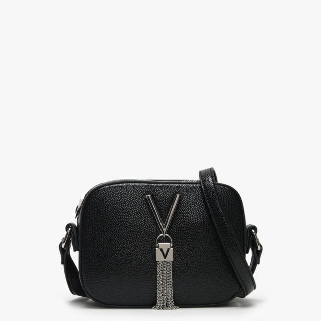 Valentino Divina Camera Bag Nero/Silver