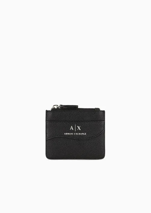 Armani Exchange Credit Card Holder Black